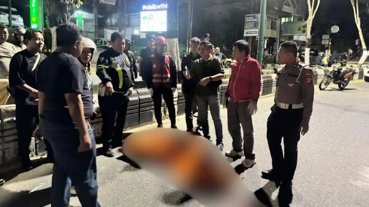 BREAKING NEWS - Kecelakaan Tunggal di Balikpapan, Pengendara Motor Tewas di Jalan Sudirman