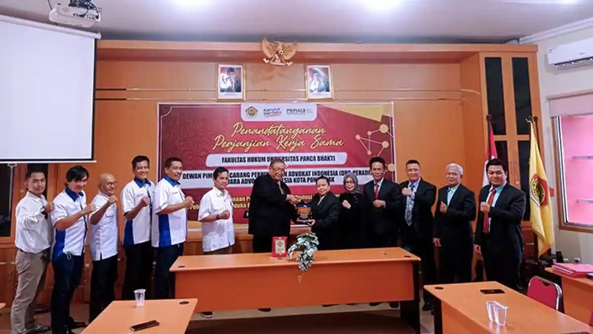 Sukseskan Pelaksanaan PKPA dan MBKM Program Magang, DPC PERADI dan UPB Pontianak Teken MoU