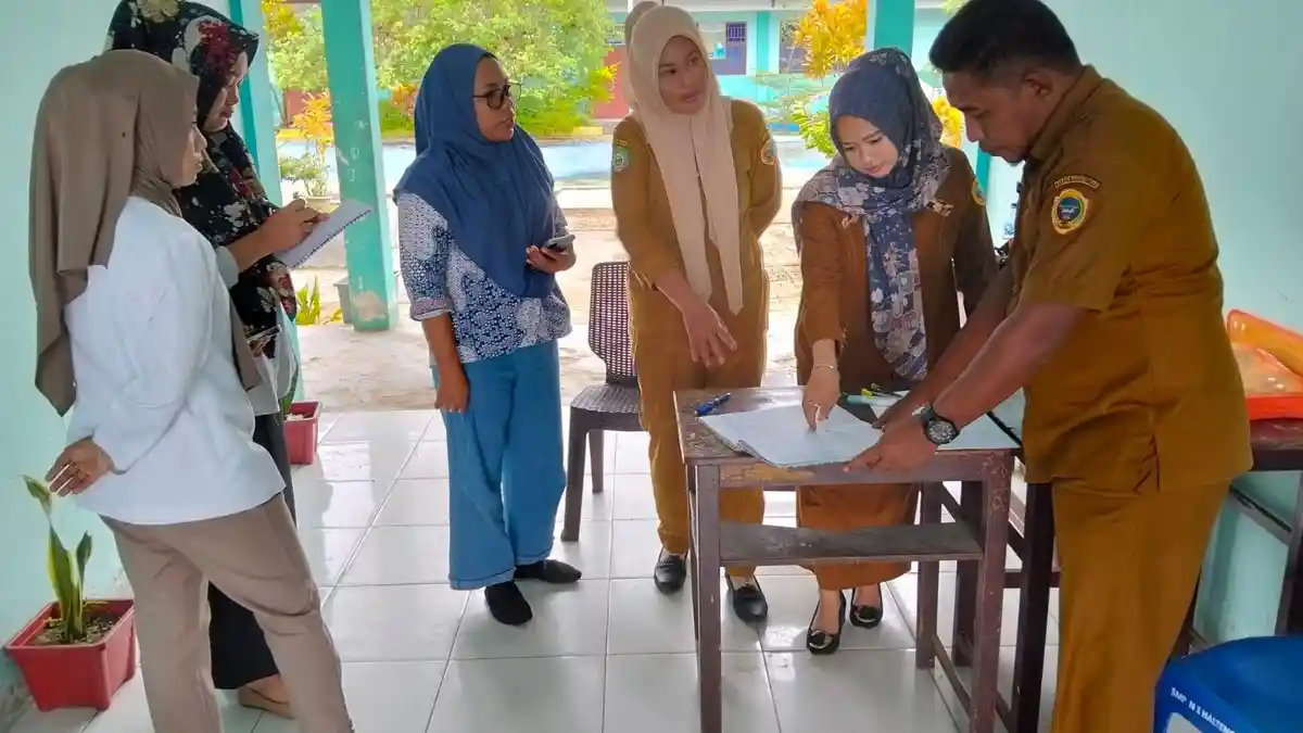 Dinas Pendidikan Halmahera Tengah Maluku Utara Monitoring PPDB 2024