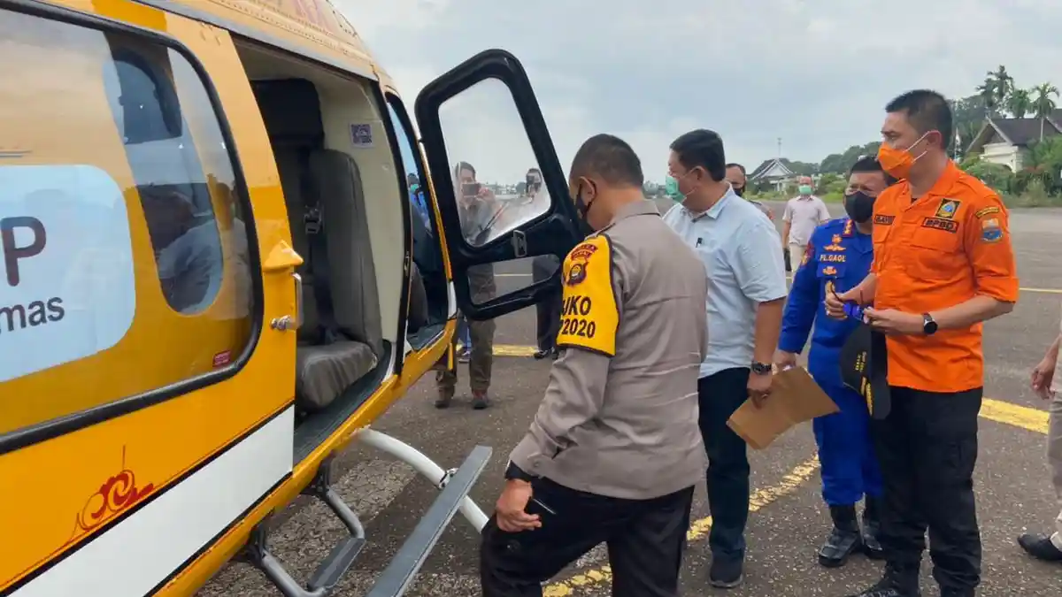 Kapolda Jambi Patroli Udara Pantau Potensi Karhutla,
