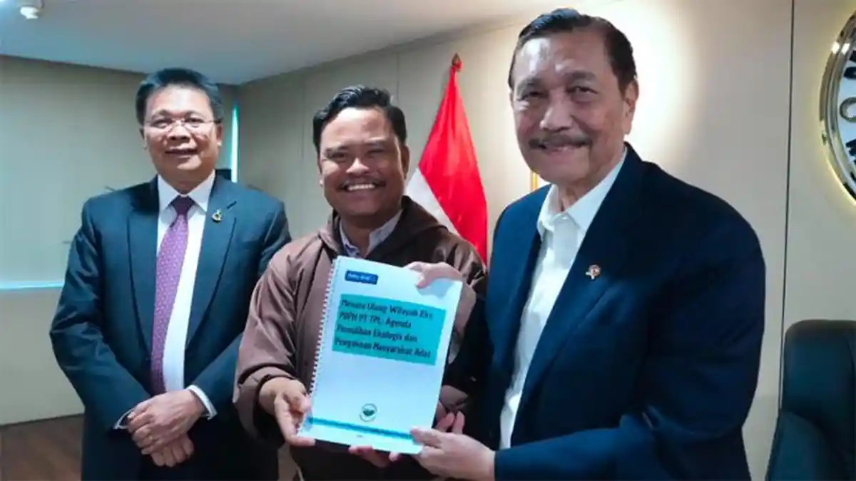 Terima Tokoh Sekber Gokesu, Ketua DEN Luhut Pandjaitan Pastikan Izin PT TPL Tak Akan Dibuka Lagi - Tribunnews.com