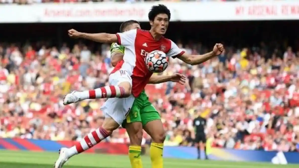 Bintang Arsenal Takehiro Tomiyasu Bugar dan Siap Tampil di Laga Jepang vs Indonesia