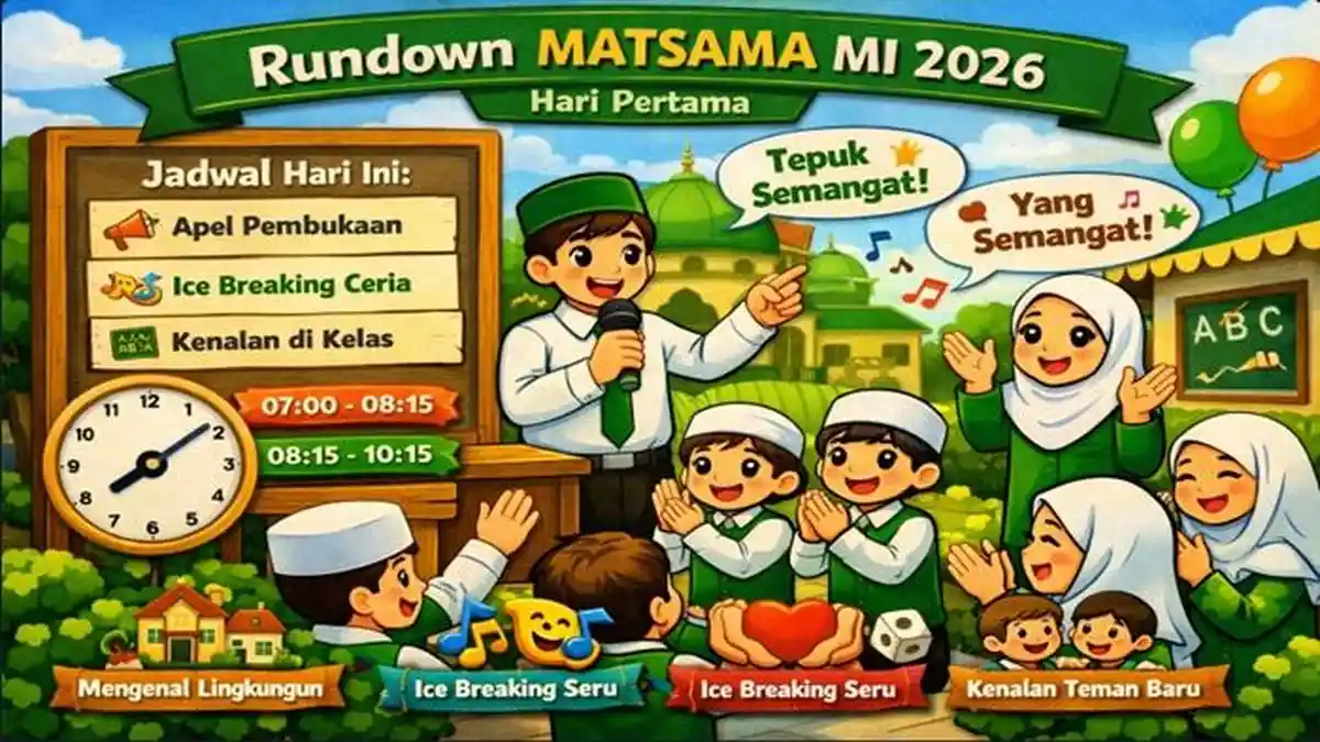 Contoh Susunan Acara dan Rundown MATSAMA MI Tahun Ajaran 2026/2027, Menarik Ramah Anak - Sripoku.com