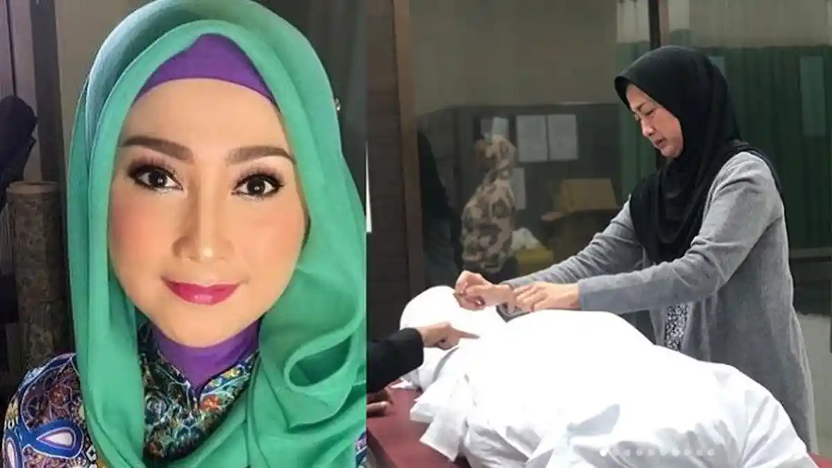 Kabar Duka Datang dari Desy Ratnasari, Fotonya Sedang Mengkafani Jenazah Orang Terkasih Banjir Doa