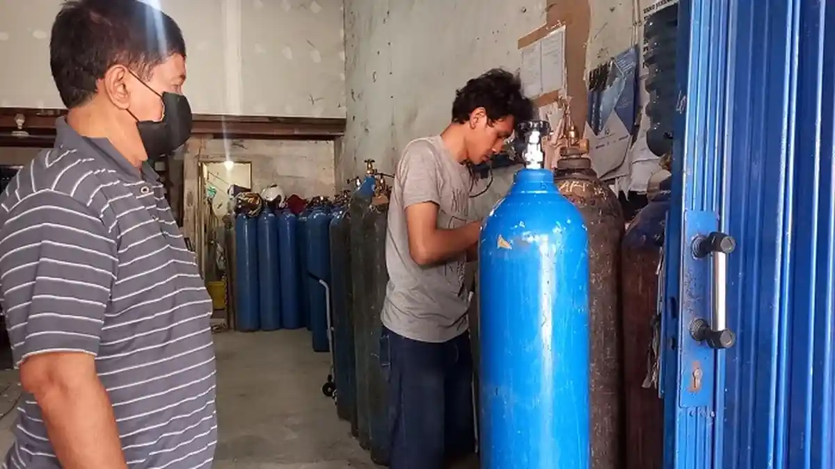 Pasien Covid-19 Terus Bertambah, Kemenperin dan AGII Pastikan Tabung Oksigen Tak Langka