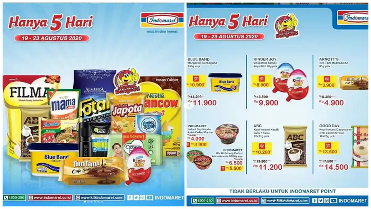 Promo JSM Indomaret Berlaku 19-23 Agustus 2020, Tebus Pakai LinkAja Lebih Hemat!