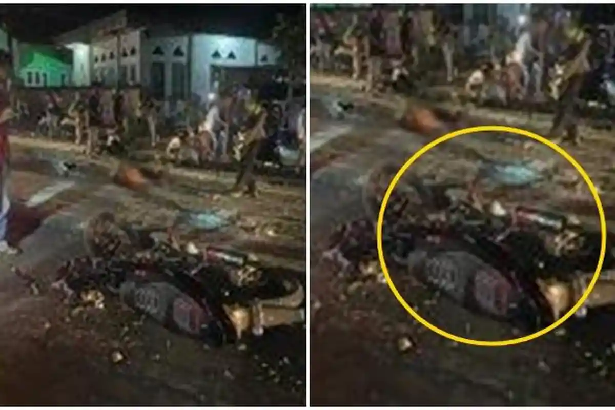 Kecelakaan Maut, 4 Orang Tewas Termasuk Ibu Hamil dan Bayinya, Tabrakan 2 Motor