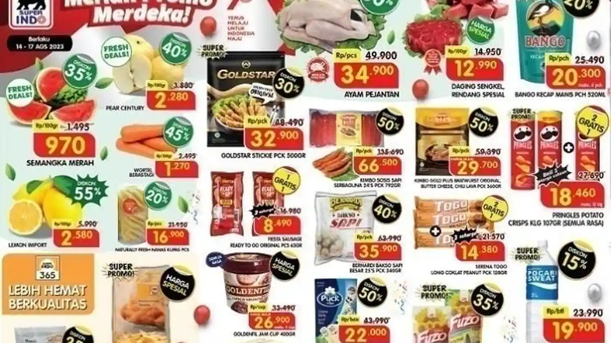 KATALOG Promo JSM Superindo 20-23 Agustus 2023 Belanja Minggu Diskon Heboh, Blue Band Rp14 Ribuan