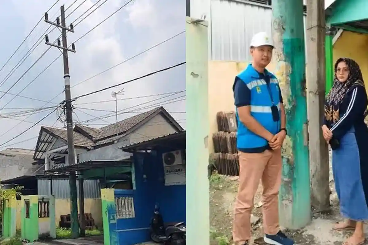 Wanita Sidoarjo Bayar Rp 11 Juta Jika Ingin Pindahkan Tiang Listrik di Rumah Sendiri, Rela Ngutang