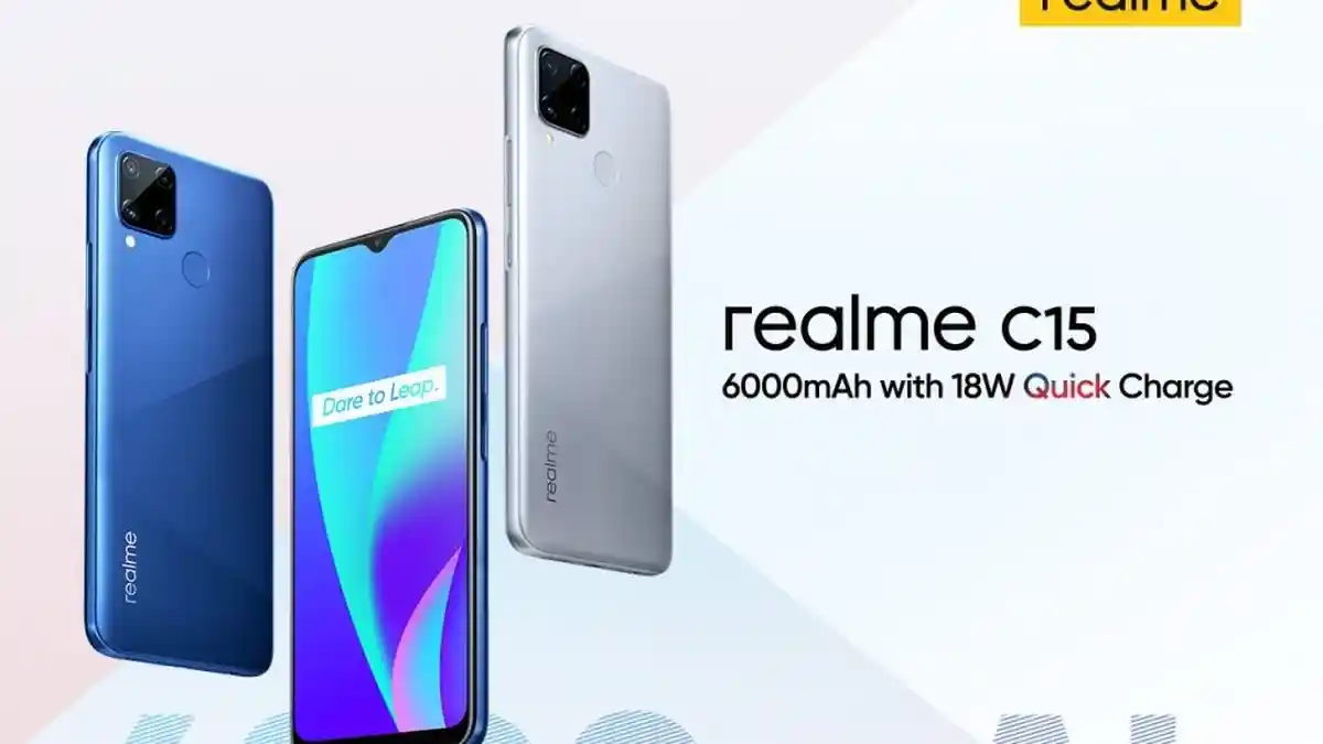 Realme C15, Ponsel Terbaru Realme Dibekali Baterai 6000 mAh dan 18W Quick Charge, Ini Spesifikasinya