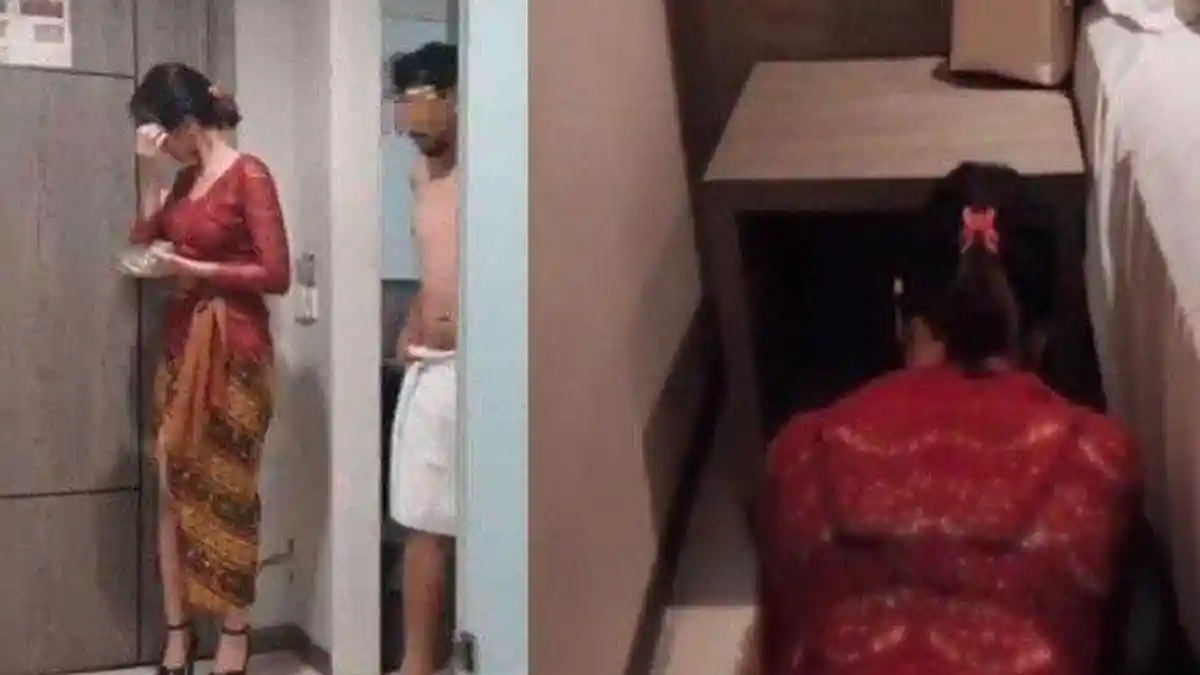 Pemeran Wanita Video Kebaya Merah Menangis Usai Dijatuhi Vonis 2 Tahun Penjara