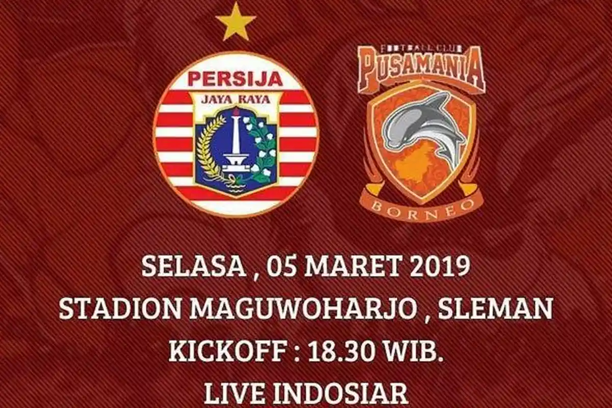 Segera Berlangsung Live Streaming Persija Jakarta vs Borneo FC, Intip Rekor Pertemuan Kedua Tim