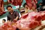 Penjual Daging Sapi di Pasar Kebayoran Lama