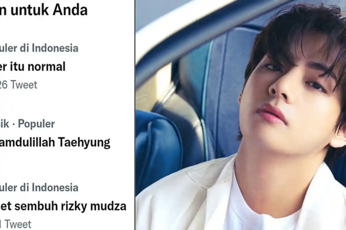 ARMY Ramaikan Tagar #AlhamdulillahTaehyung, V BTS Selesaikan Masa Karantina, Dinyatakan Pulih Total