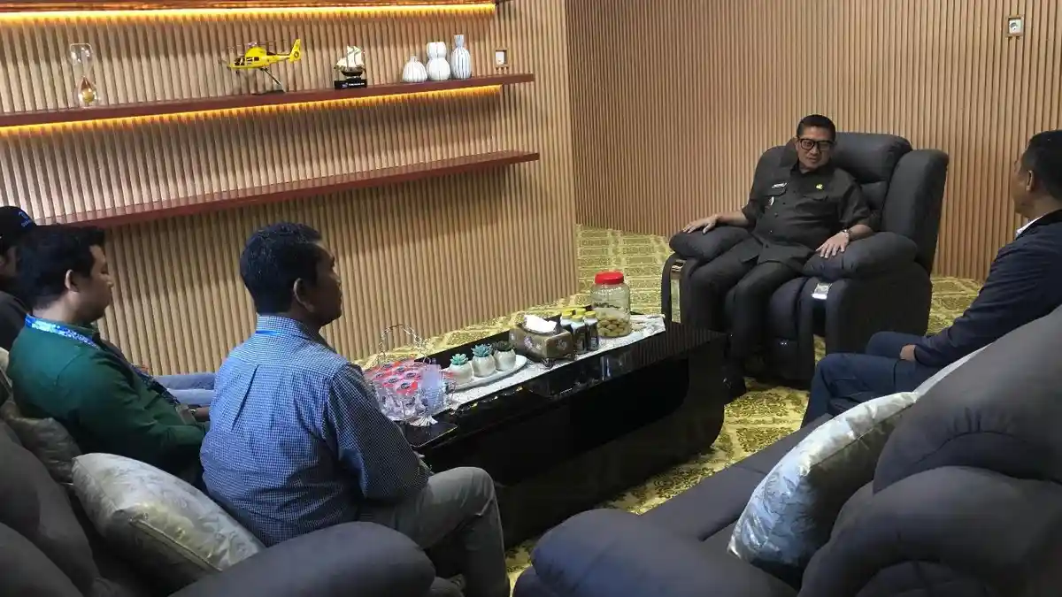 Redaksi Tribun Gorontalo Silaturahmi ke Wakil Wali Kota Indra Gobel, Bahas Kolaborasi Bangun Kota