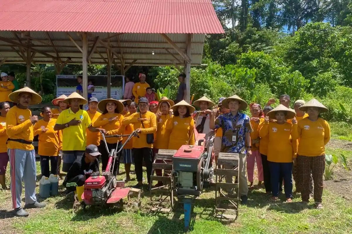 Bersama BPP, CSR Antam Maluku Utara Wujudkan Intensifikasi Lahan Pertanian di Halmahera Timur
