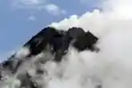 Kondisi Terkini Gunung Merapi Dilihat dari Jembatan Gantung Kemiri