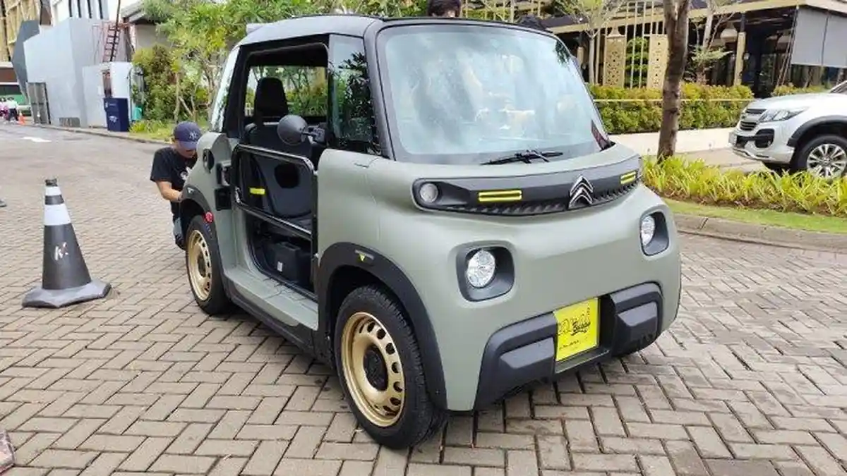 Diproduksi Hanya 50 Unit, Ini Tampanh Mobil Listrik Mini Citroen My Ami Buggy