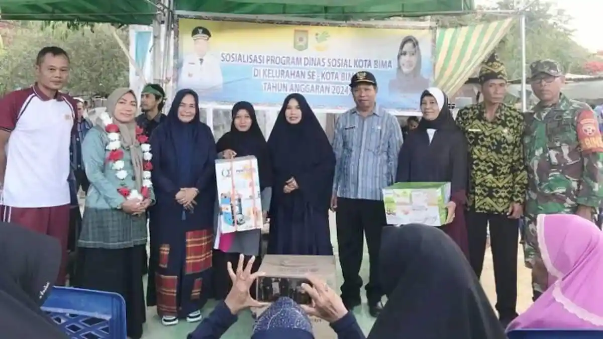 Dinas Sosial dan DP3A Kota Bima Gencar Sosialisasikan Program Pemerintah