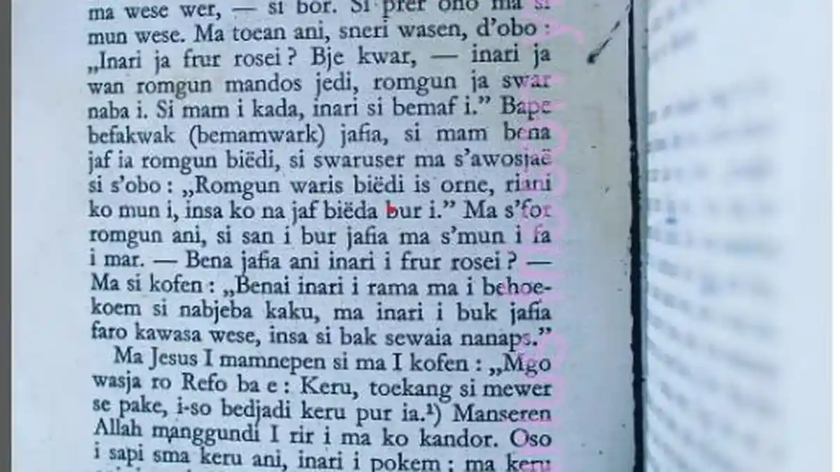 Ottow dan Geisler Pertama Kali Menerjemahkan Alkitab ke Dalam Bahasa Numfor