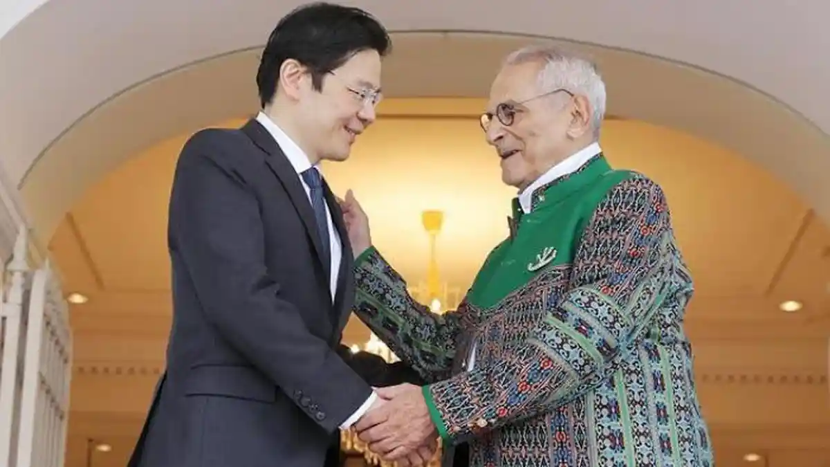 Presiden Timor Leste Ramos Horta Bertemu PM Singapura Lawrence Wong Saat Dialog Shangri-La