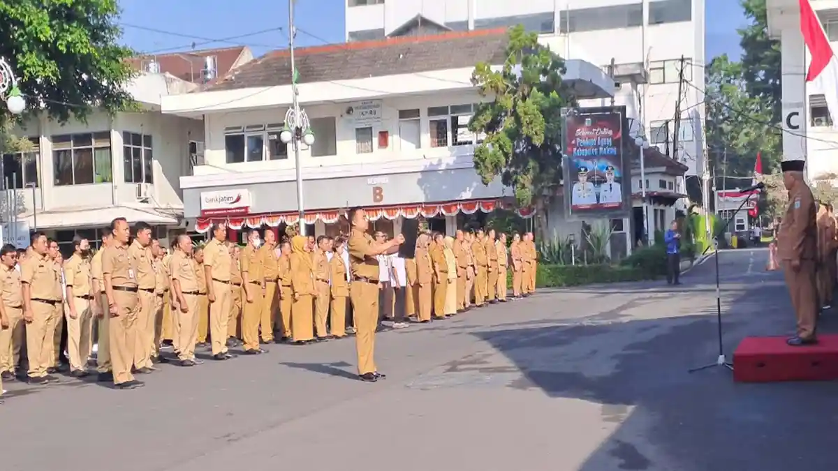 Pembacaan Pakta Integritas ASN di Kabupaten Malang, Bupati Sanusi Ingatkan Pegawai