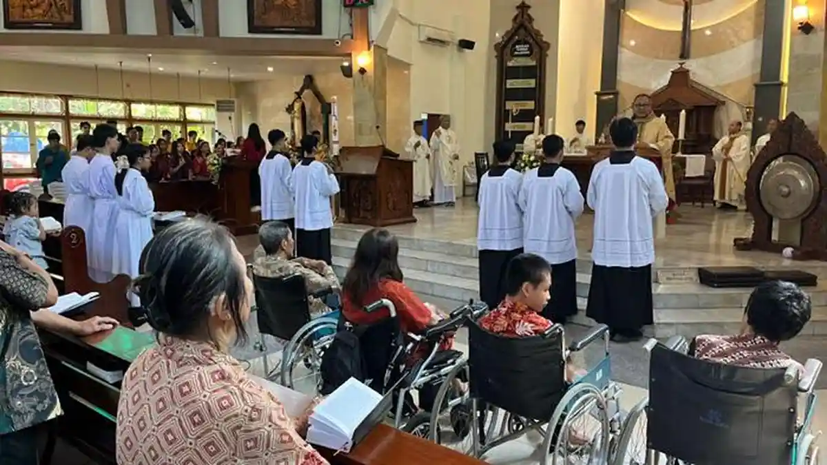 Perayaan Jubelium Difabel Kevikepan Kediri-Blitar dan Paroki Jombang : Gereja Ramah dan Inklusif