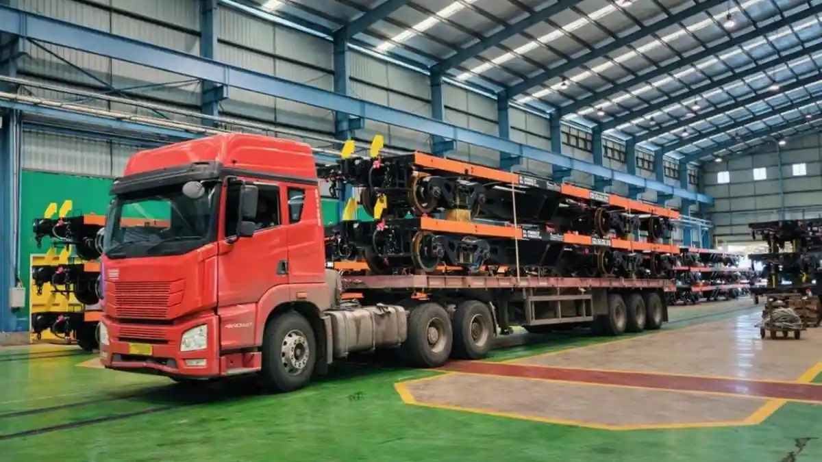 Industri Kereta Api di Banyuwangi Berjaya: 60 Gerbong Datar Kembali Meluncur ke Palembang