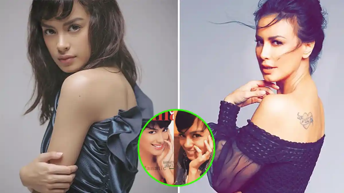 Foto Narsis Sambil Tiduran, Eva Celia dan Sophia Latjuba Kayak Kembar