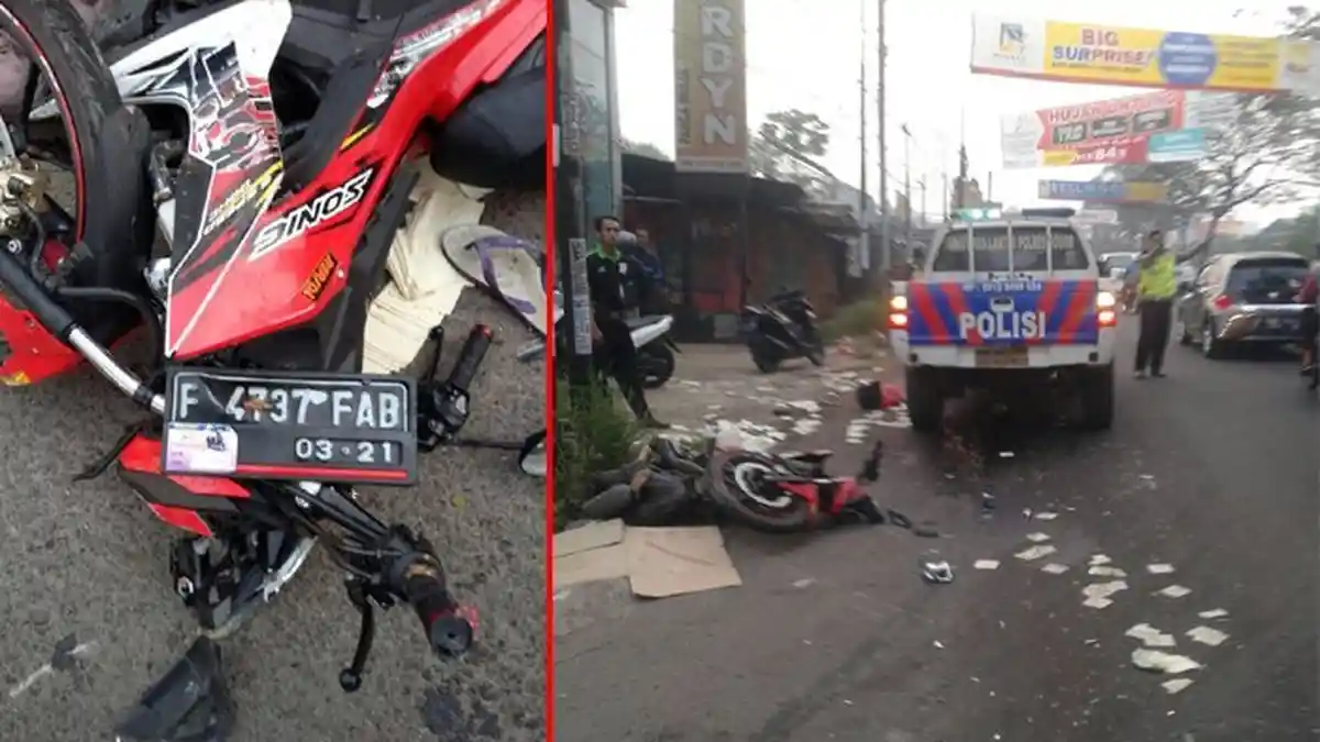 Kendarai Motor Lawan Arus, Pria Ini Dihantam Mobil Hingga Tewas, Luka Parah di Kepala!