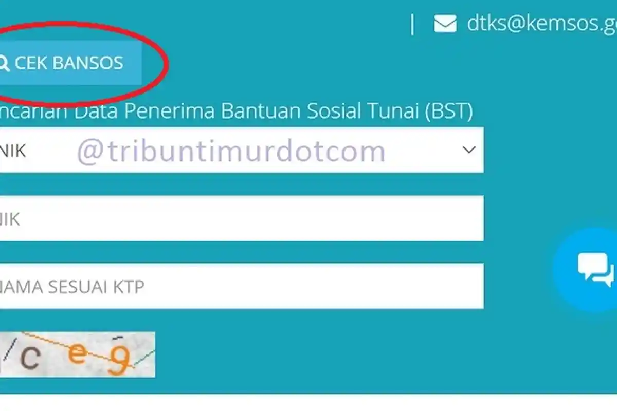 LOGIN cekbansos.siks.kemsos.go.id atau dtks.kemensos.go.id Cek Nama Dapat Bansos, NIK KK Harus Valid