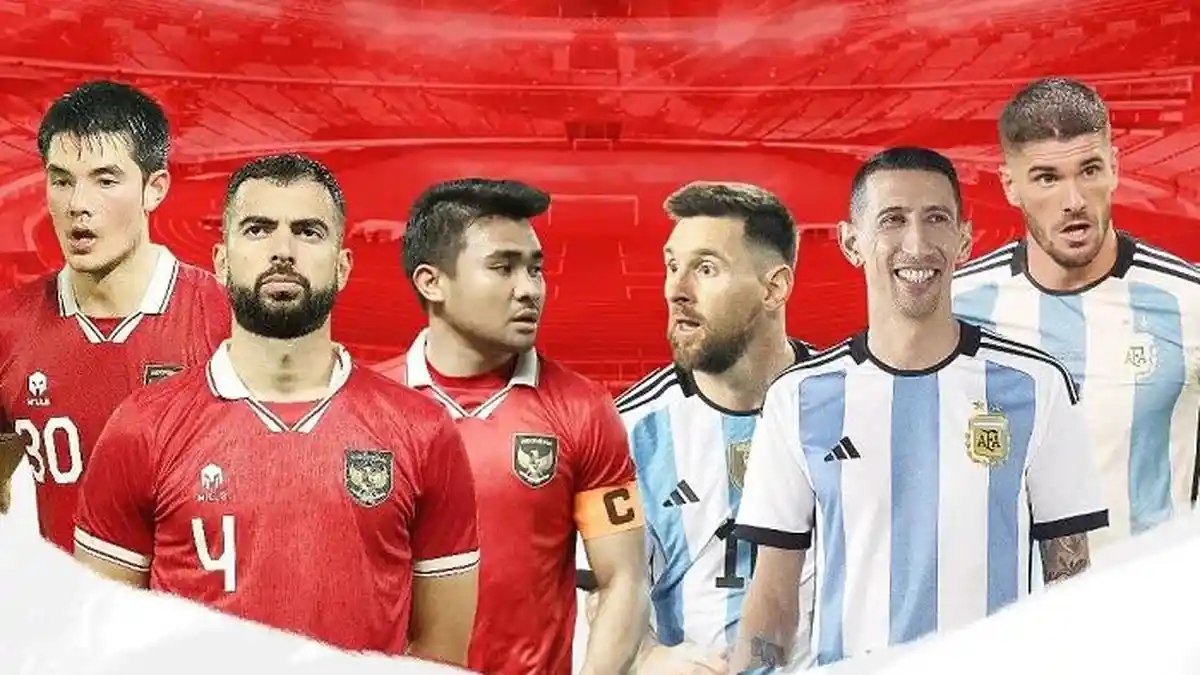 Link Live Streaming Timnas Indonesia vs Argentina Lengkap Susunan Pemain dan Prediksi Skor