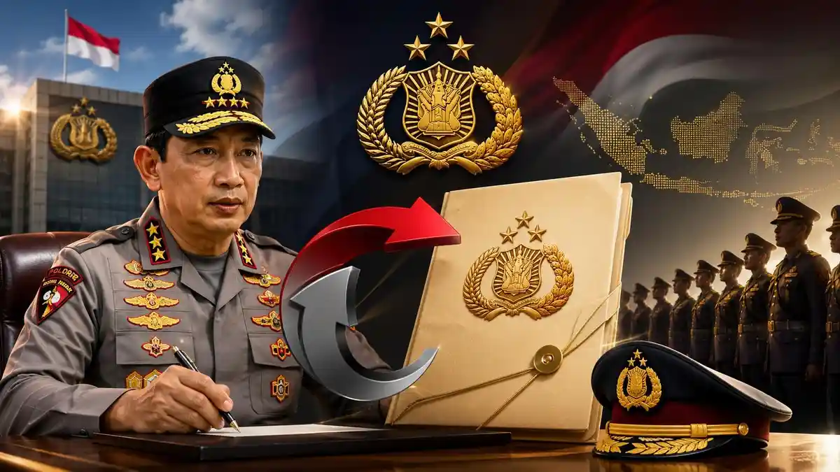 Daftar Lengkap Mutasi Polri di TR Kapolri Terbaru Agustus 2026 untuk 37 Nama Komjen, Irjen & Brigjen