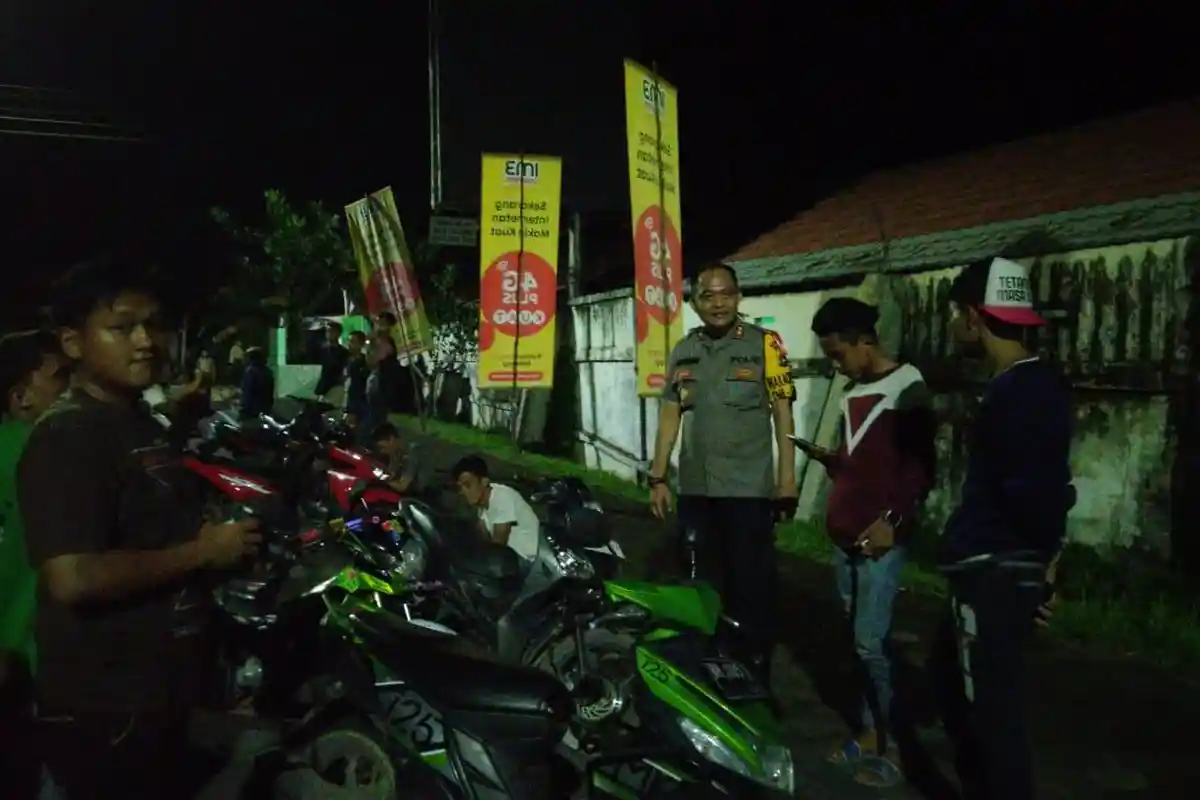 Polisi Bubarkan Aksi Balap Liar di Telanaipura, Empat Sepeda Motor Ikut Ditahan