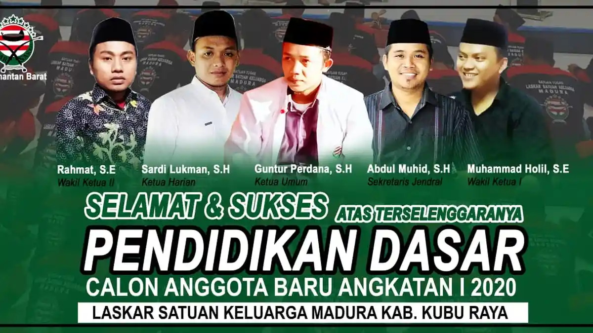 Hormati Pemerintah, Laskar Madura Tunda Kegiatan DIKSAR