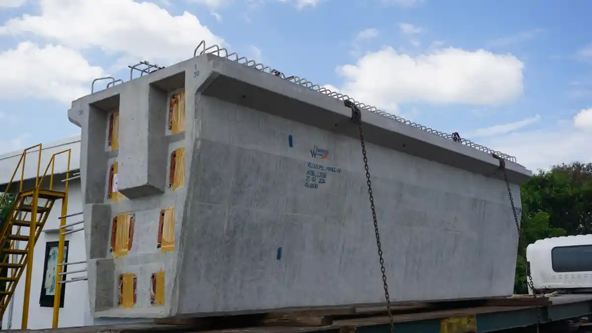 WSBP Pasok Beton Precast untuk Proyek LRT Jakarta Fase 1B