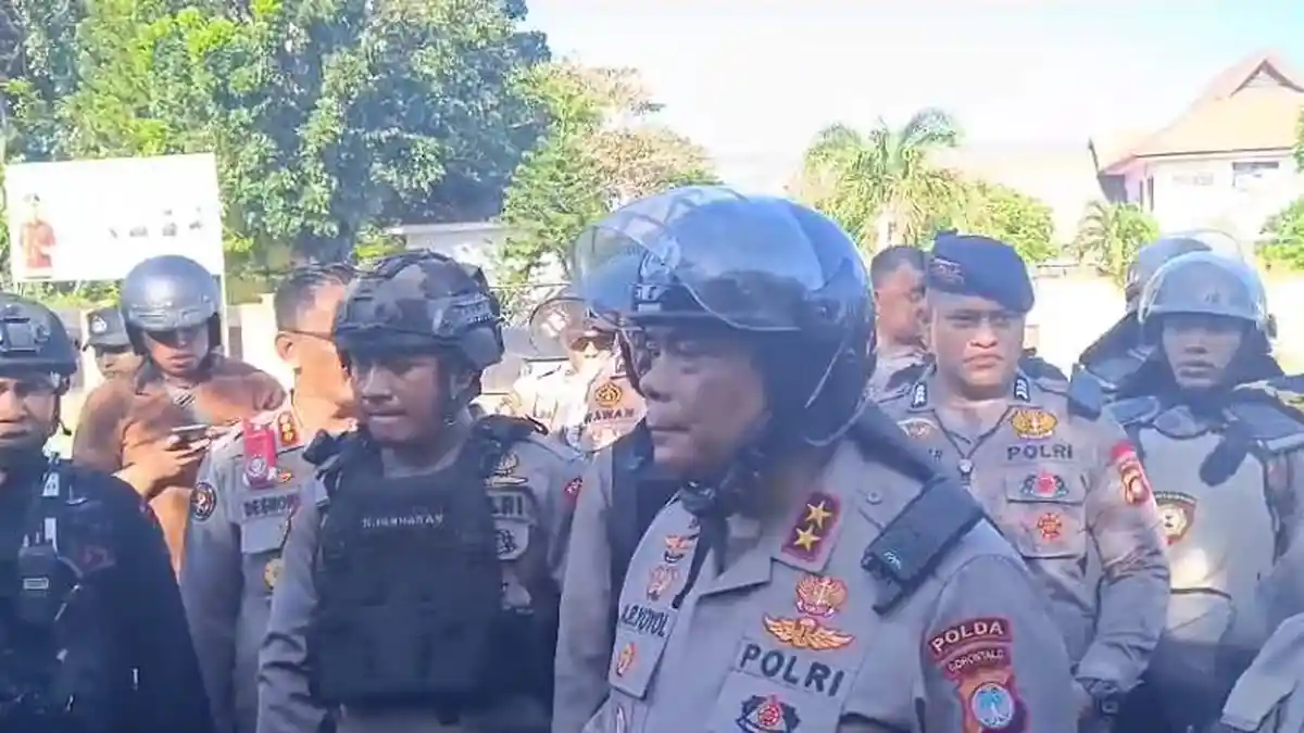 Kapolda Gorontalo Janji Tangkap Semua Pendemo Anarkis di Pohuwato, Irjen Yoyol: Akan Kita Tangkap