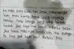 Siswi MTs Mpanau di Sigi Tulis Surat Haru, Minta Makanan Lebih Enak untuk Kado Ayah