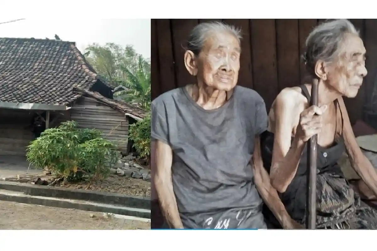 Kisah Susahnya Hidup Dua Nenek Buta, Kakak Beradik Andalkan Bantuan Tetangga Demi Sesuap Nasi