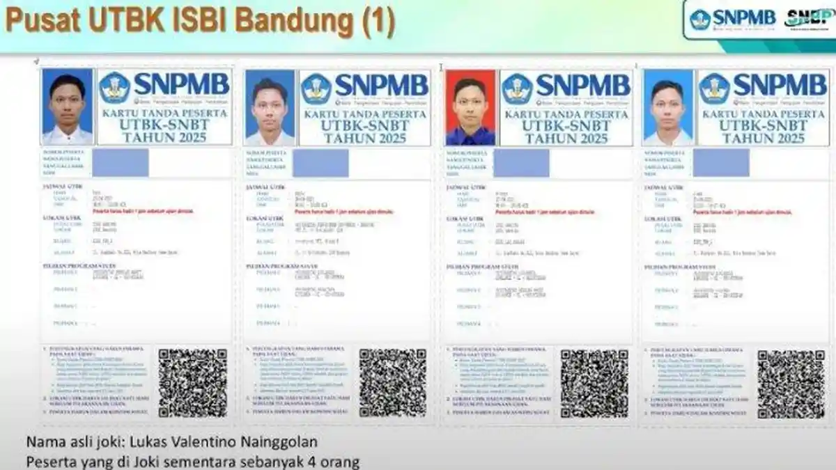 Identitas 2 Pelaku Joki UTBK di ISBI Bandung, Dapat Bayaran Puluhan Juta Rupiah