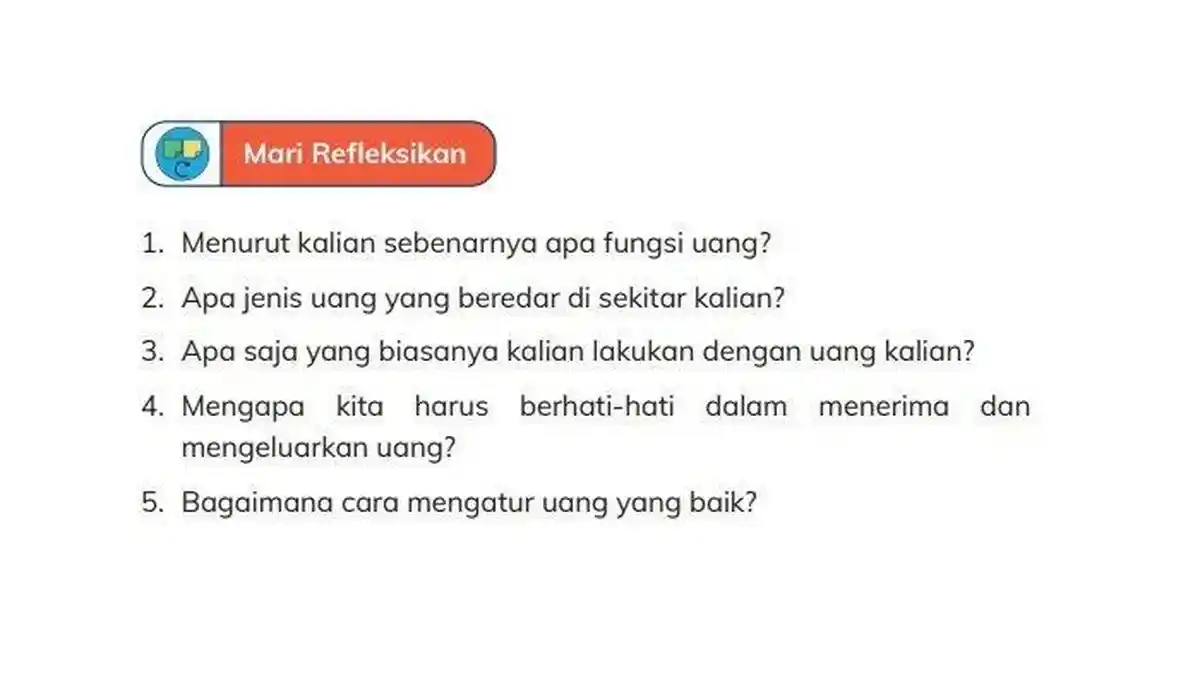 Kunci Jawaban IPAS Kelas 4 Halaman 185, Kurikulum Merdeka: Jenis dan Fungsi Uang