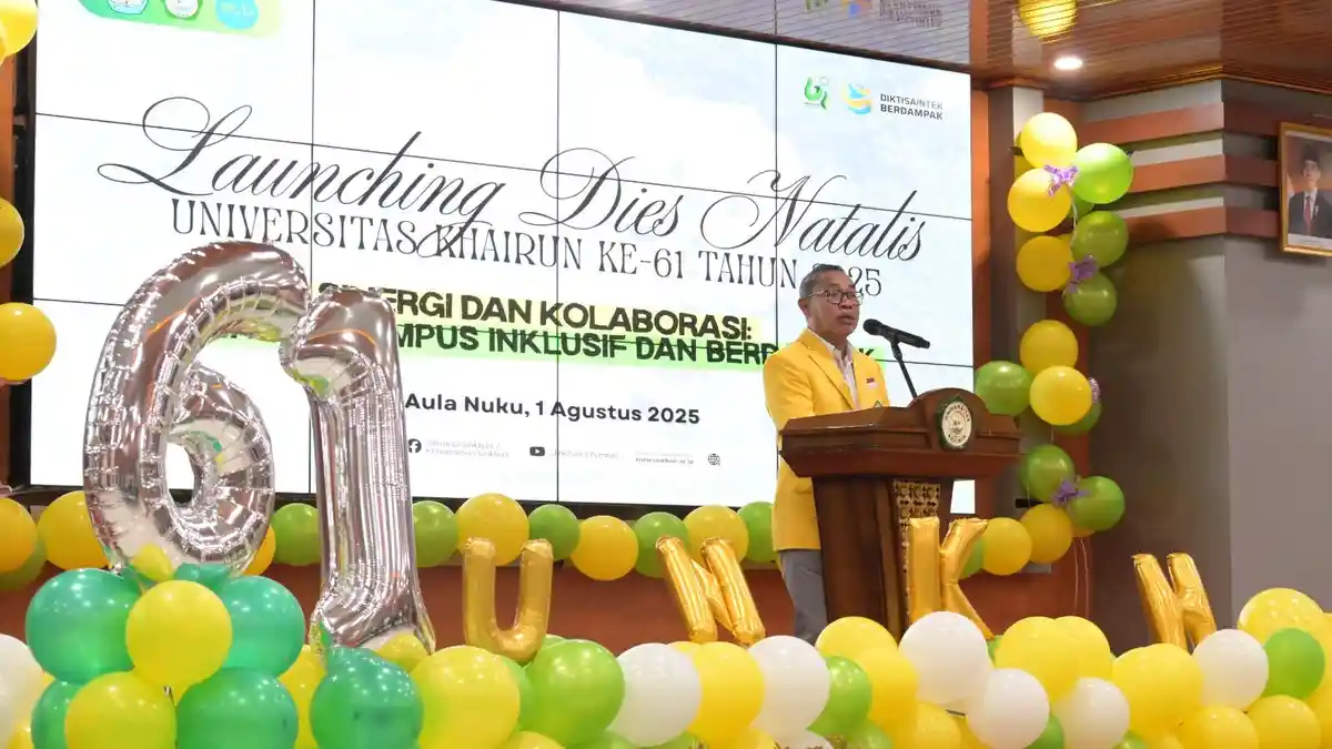 Unkhair Ternate Luncurkan Rangkaian Dies Natalis ke 61, Tekankan Sinergi dan Kolaborasi