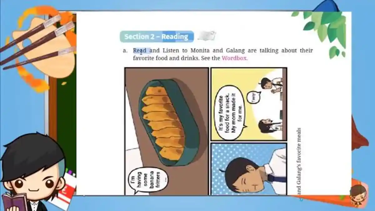 Kunci Jawaban Bahasa Inggris Kelas 7 SMP Halaman 61-63, Chapter 2 Culinary Me, Section 2 Reading