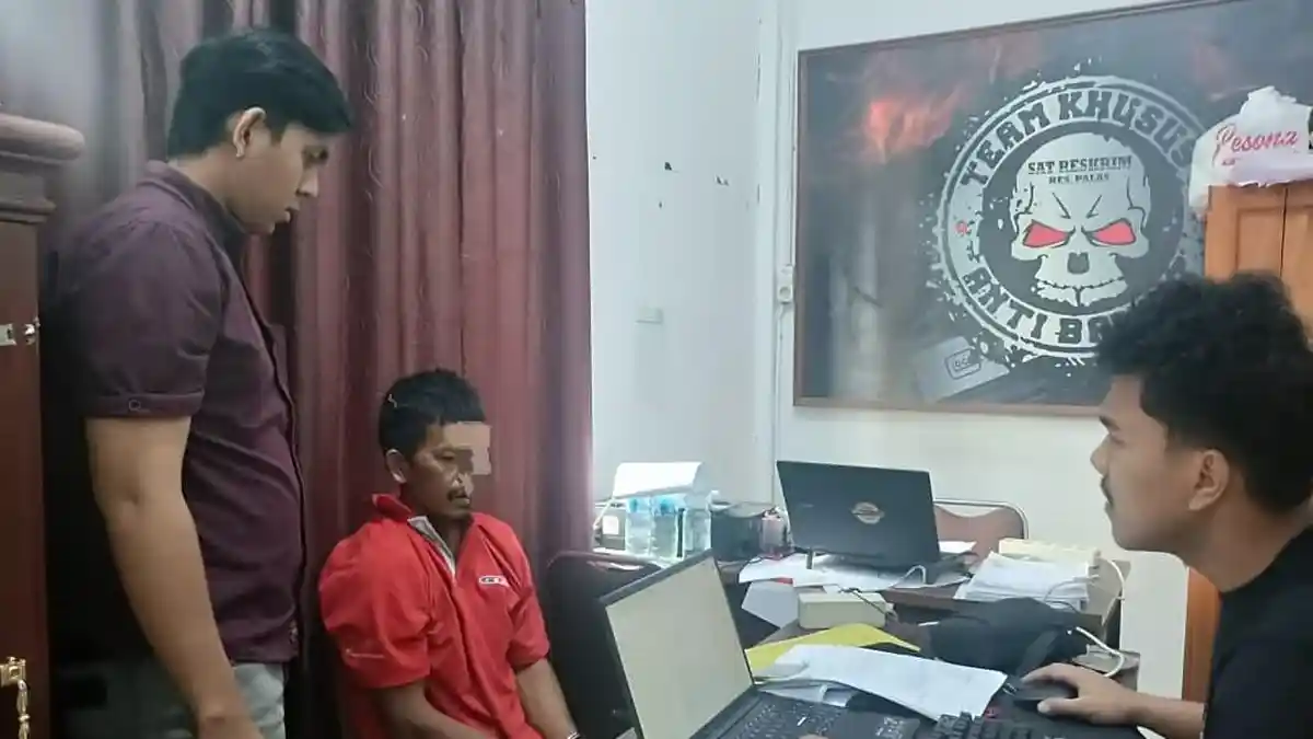 Cabuli Anak Kandung, Seorang Pria Diamankan Satreskrim Polres Padanglawas