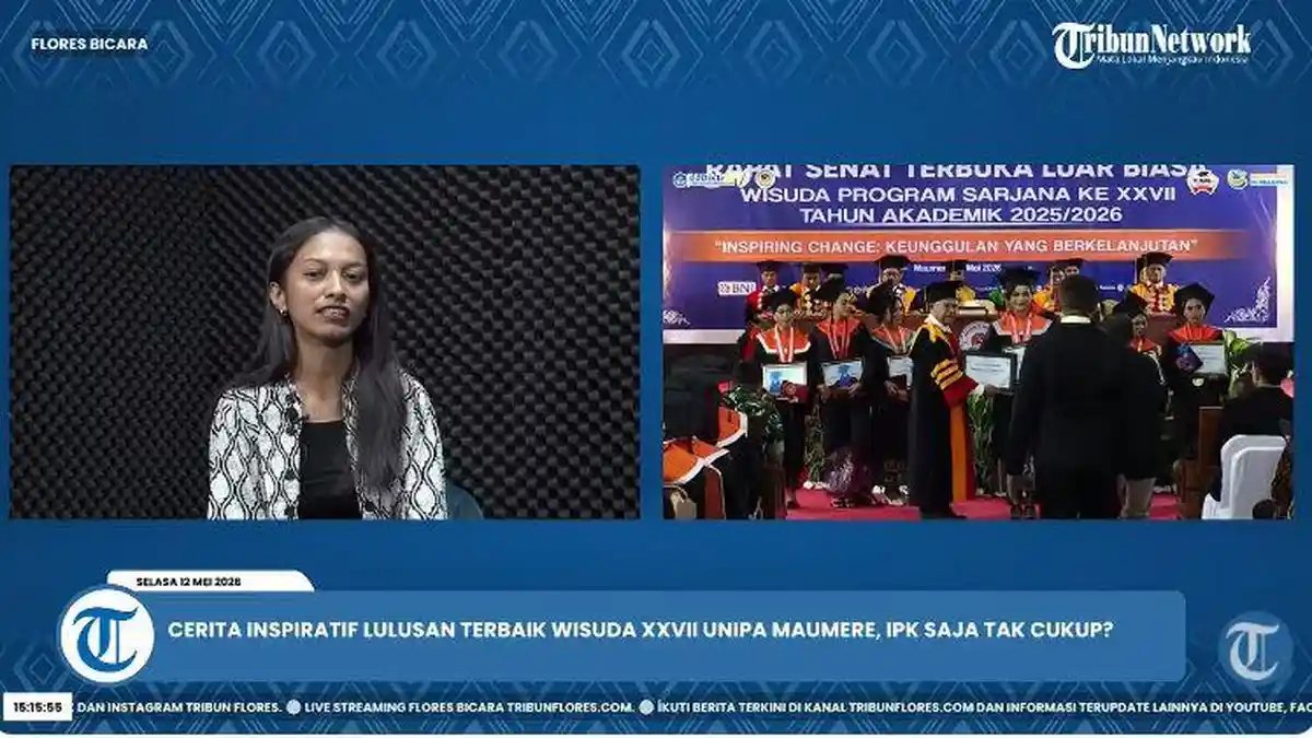Displin dan Mental 'Push Yourself' Bawa Fransiska Orien Hieng Jadi Lulusan Terbaik Unipa Maumere