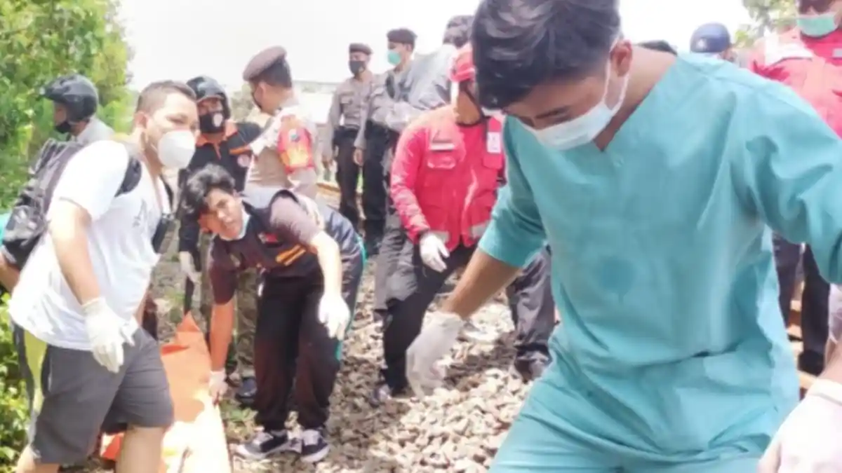 Pria Tanpa Identitas Tewas Terlindas KA di Jalan Karya Timur, Kota Malang