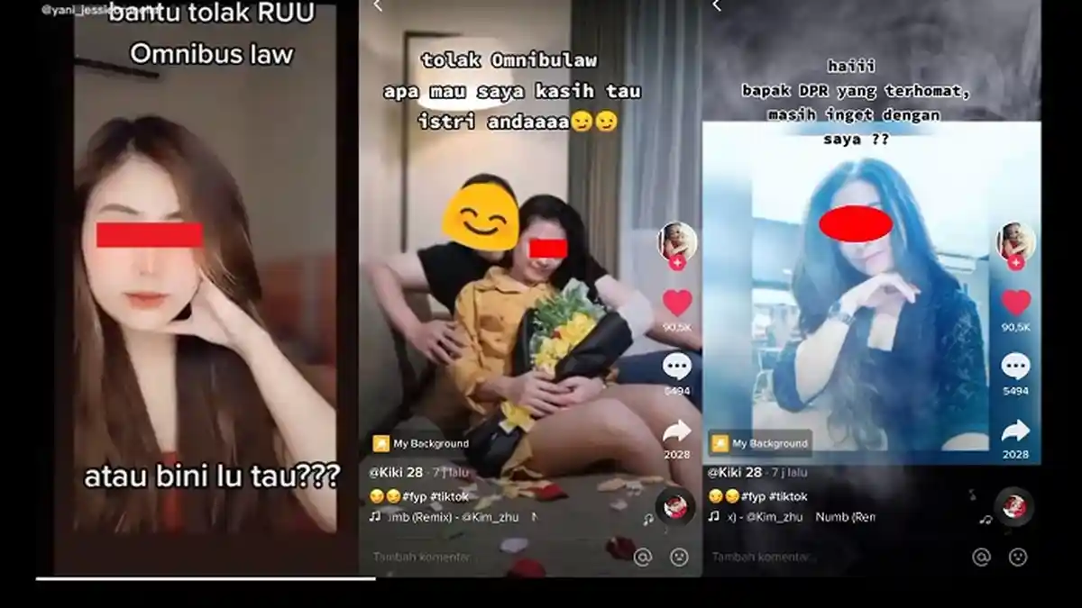 Sejumlah Wanita Mengaku Simpanan Anggota DPR Tolak Omnibus Law: Pilih Revisi atau Diadukan ke Istri?