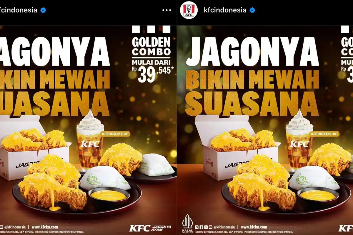 Promo KFC Hari Ini, Senin 18 Desember 2023, Raih Paket Golden Combo Chicken Mulai dari Rp 39 Ribuan