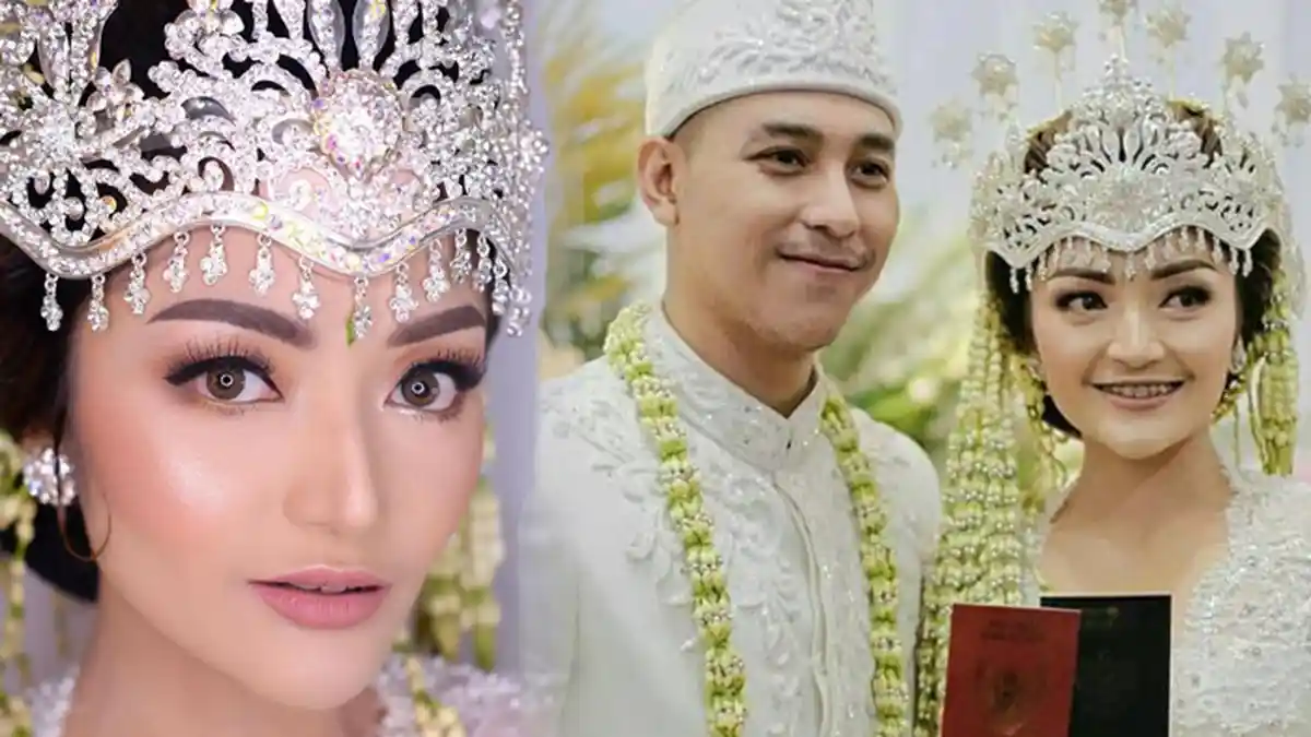 Cantiknya Siti Badriah saat Prosesi Pernikahan dengan Krisjiana Baharudin, Senyumnya Tu Lo!