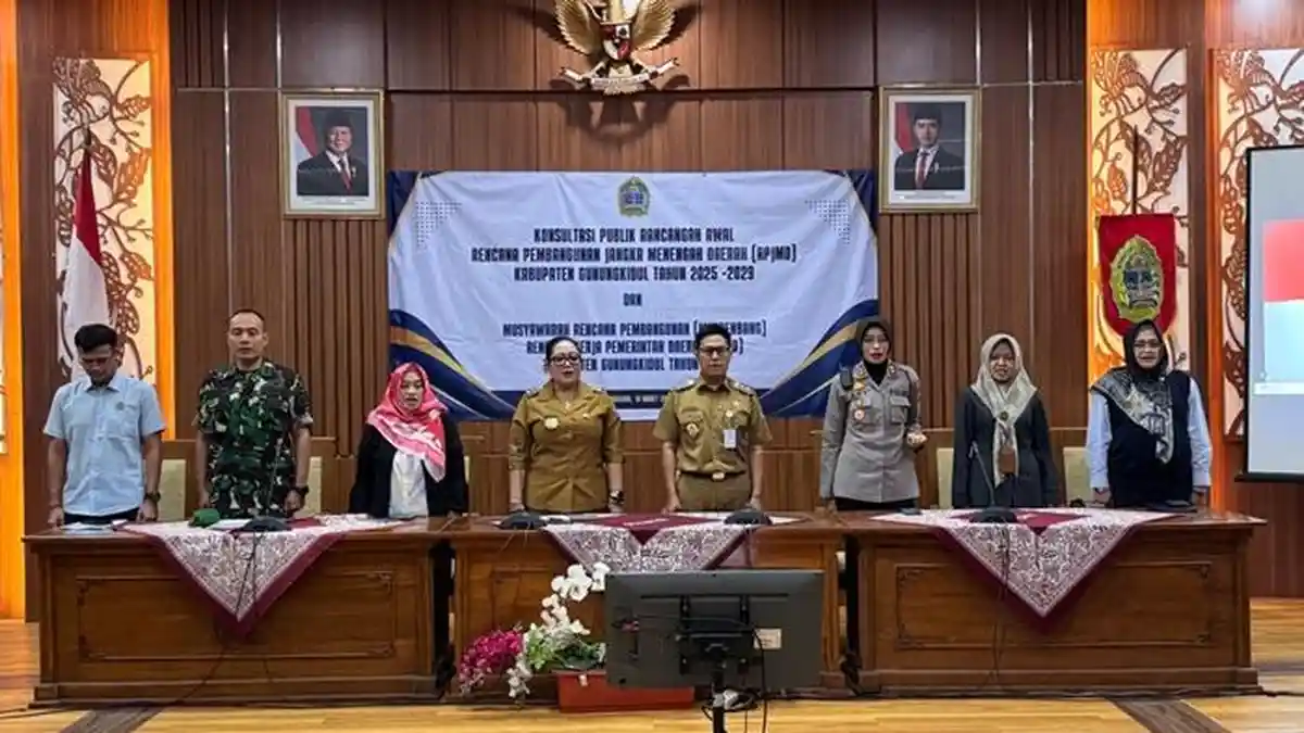 Susun RPJMD 2025-2029, Ini Tujuh Program Strategis  Pembangunan di Gunungkidul 